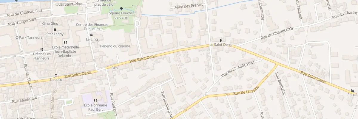 Plan du 69 Rue Saint-denis à Lagny-sur-Marne
