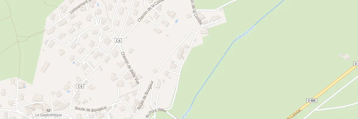 Plan du 135 Rte de Bougaux à Montrozier
