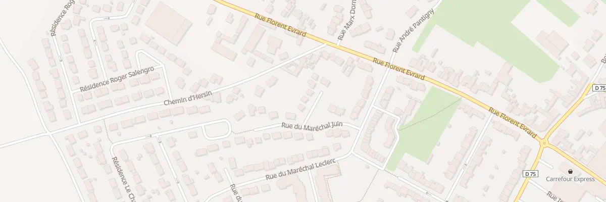 Plan du 16 Rue du Maréchal Juin à Mazingarbe