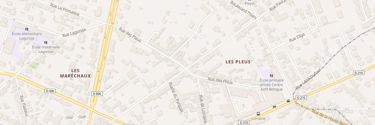 Plan du 35 Rue Paul Jozon à Fontainebleau