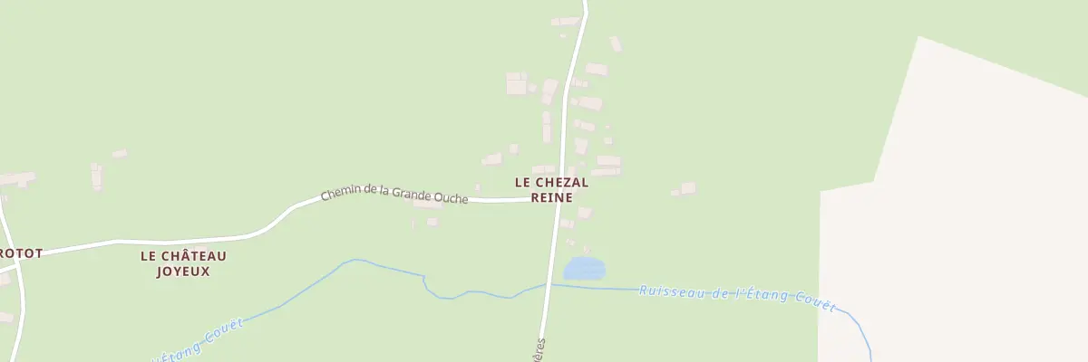 Plan du 1 Chezal Reine à Sens-Beaujeu