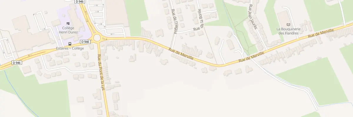 Plan du 213 Rue de Merville à Estaires