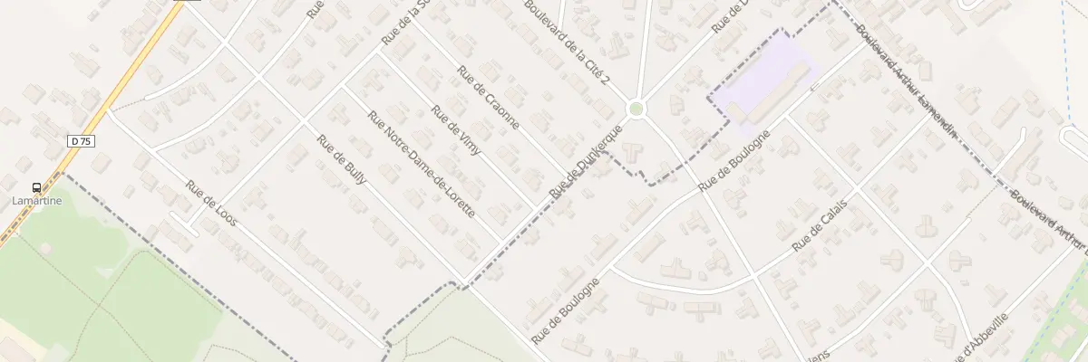 Plan du 2 Rue de Vimy à Mazingarbe