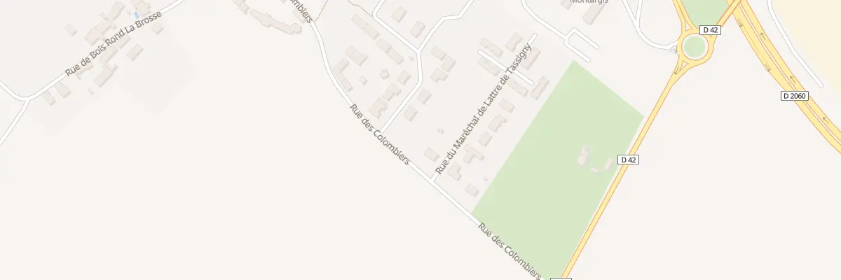 Plan du 75 Rue des Colombiers à Villemandeur
