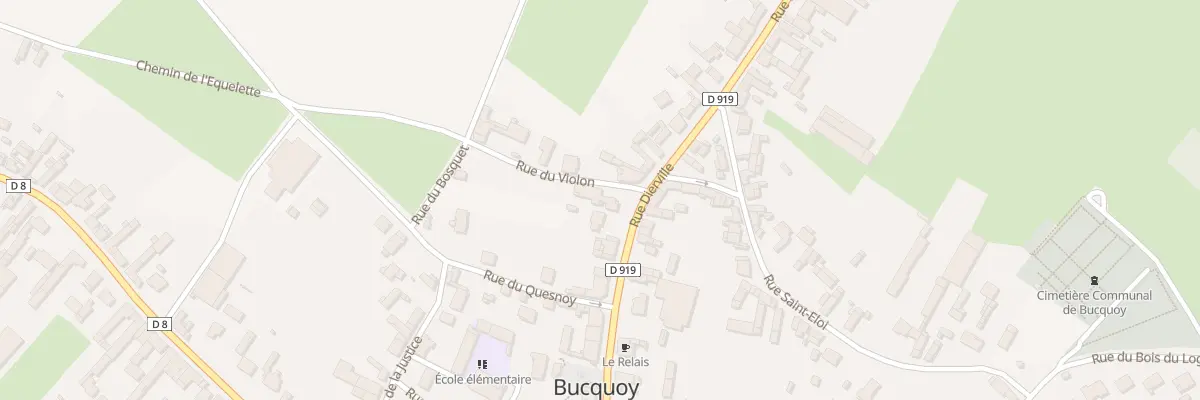 Plan du 35 Rue Dierville à Bucquoy