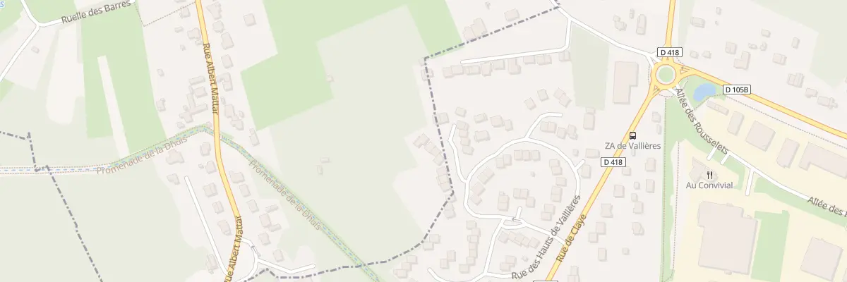 Plan du 91 Rue Hauts de Vallieres à Thorigny-sur-Marne