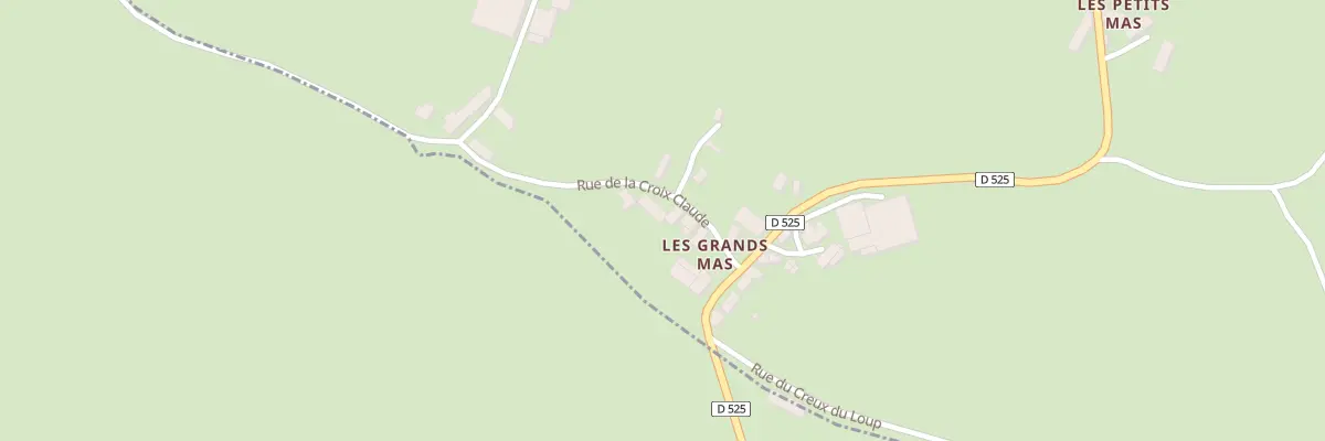 Plan du 5009 Les Grands Mas à La Cellette