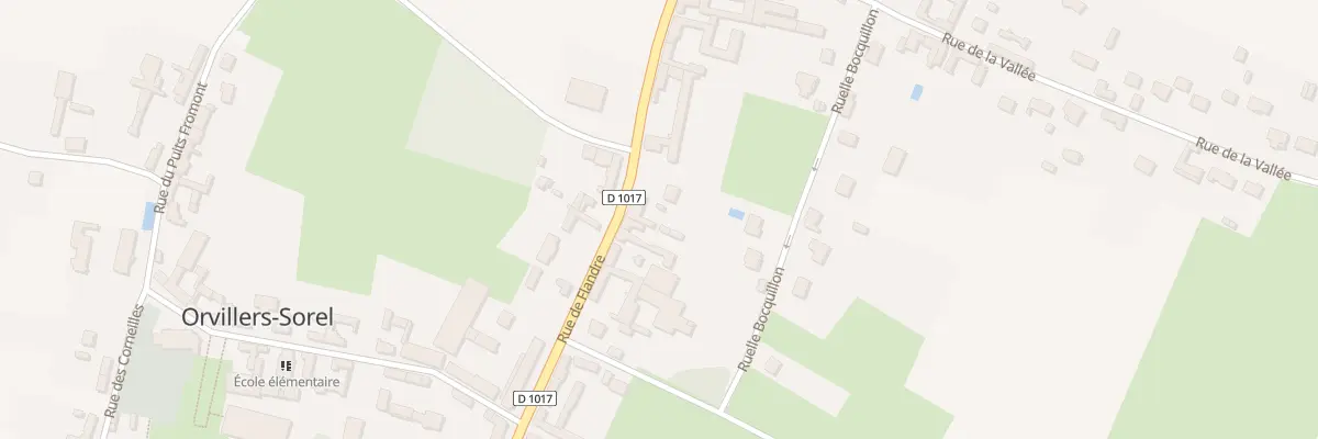 Plan du 78 Rue de Flandre à Orvillers-Sorel