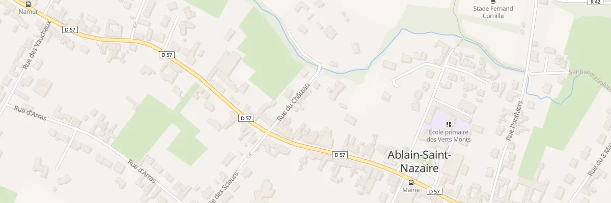 Plan du 2 Rue du Château à Ablain-Saint-Nazaire