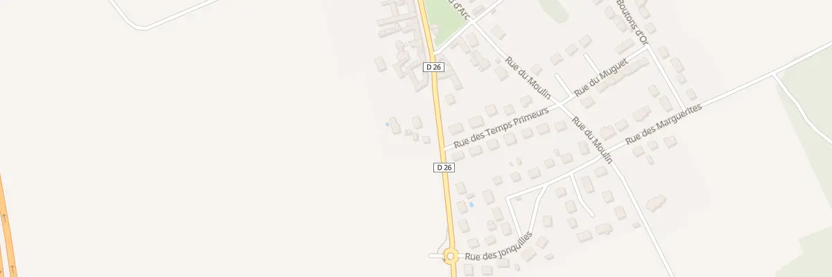 Plan du 52 Rue du Jeu d’Arc à Canly