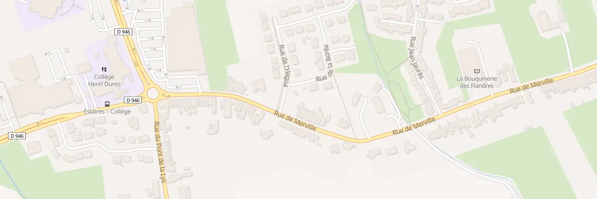 Plan du 194 Rue de Merville à Estaires