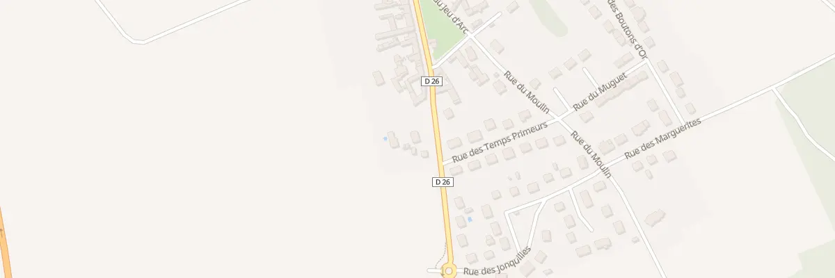 Plan du 50T Rue du Jeu d’Arc à Canly