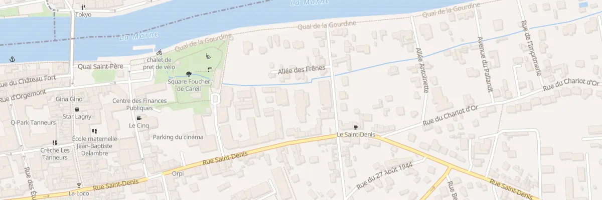 Plan du 92 Rue Saint-denis à Lagny-sur-Marne