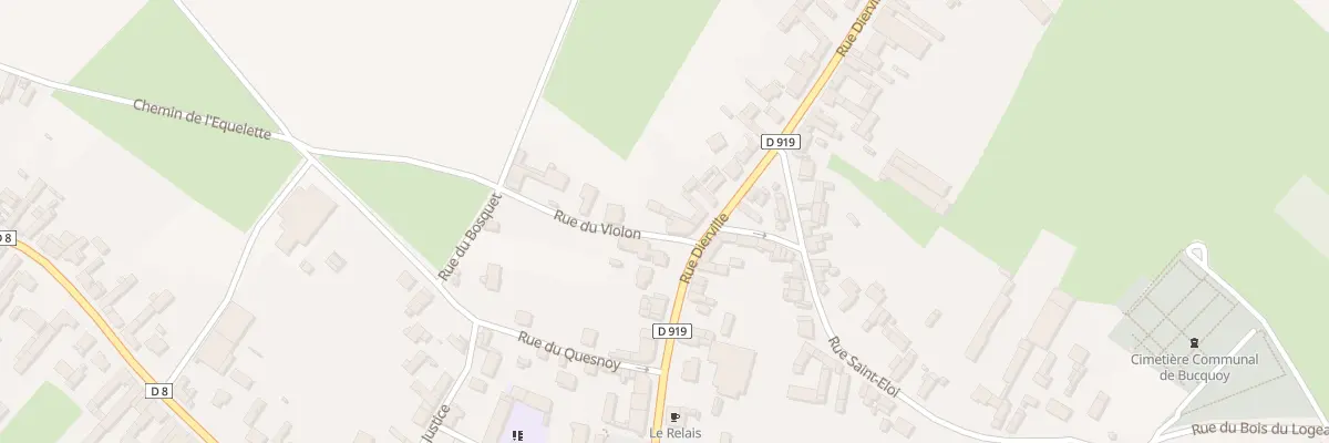 Plan du 43 Rue Dierville à Bucquoy