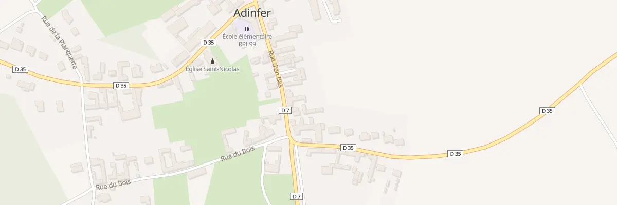 Plan du 24 Rue d’En Bas à Adinfer