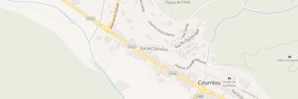 Plan du 5092 Le Village à Courniou
