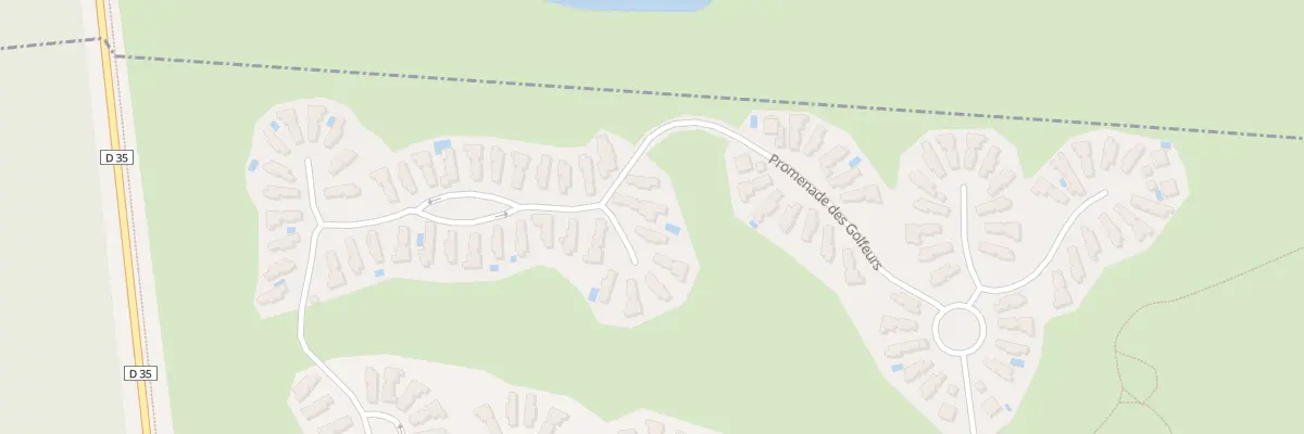 Plan du 30 Prom des Golfeurs à Bussy-Saint-Georges