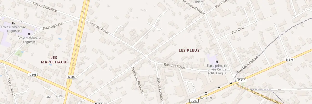 Plan du 46 Rue Paul Jozon à Fontainebleau