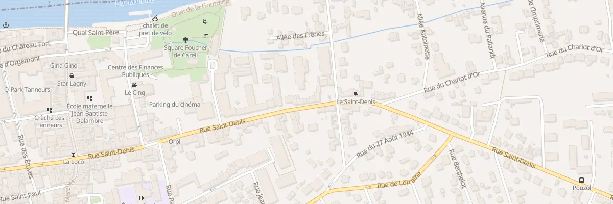 Plan du 90 Rue Saint-denis à Lagny-sur-Marne