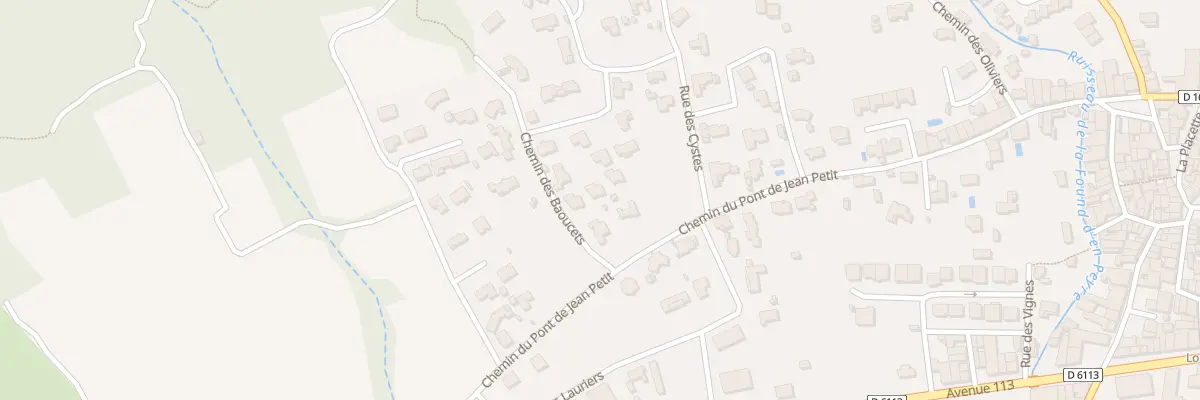 Plan du 4B Che des Baoucets à Conilhac-Corbières