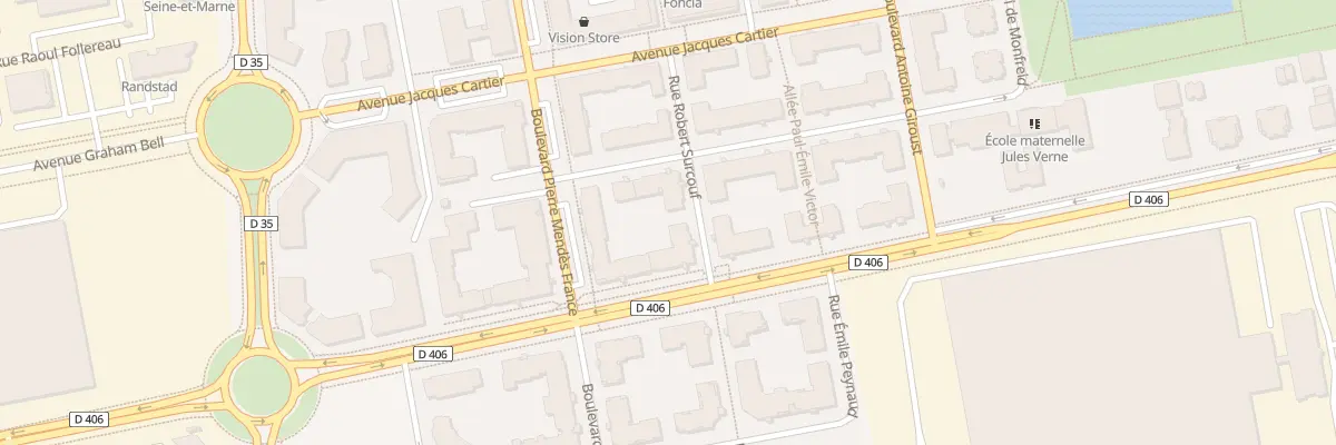 Plan du 19 Av Marie Curie à Bussy-Saint-Georges