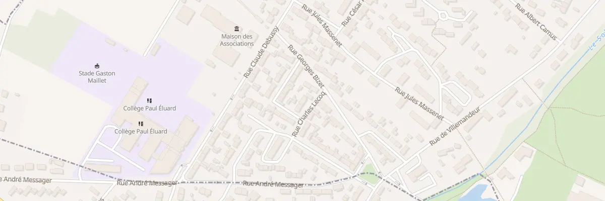 Plan du 6 Rue Charles Lecoq à Châlette-sur-Loing