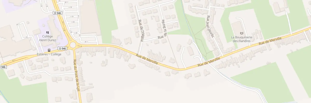 Plan du 186 Rue de Merville à Estaires