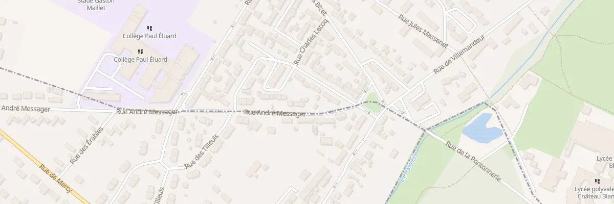 Plan du 3 Rue André Messager à Châlette-sur-Loing