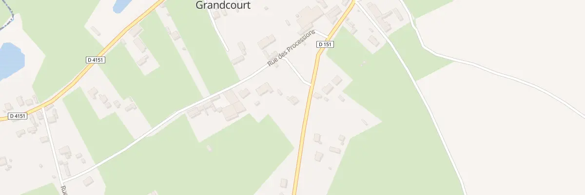 Plan du 6 Rue du Calvaire à Grandcourt