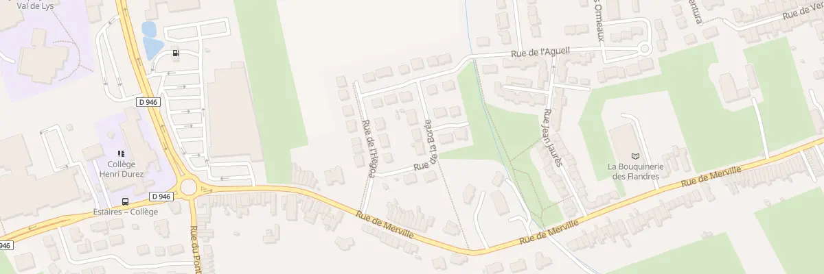 Plan du 3 Rue de la Borée à Estaires