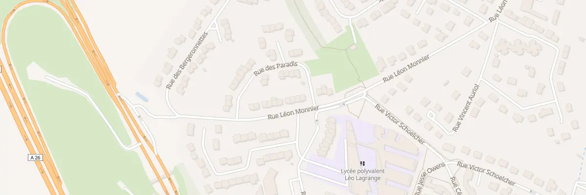 Plan du 76 Rue Léon Monnier à Bully-les-Mines