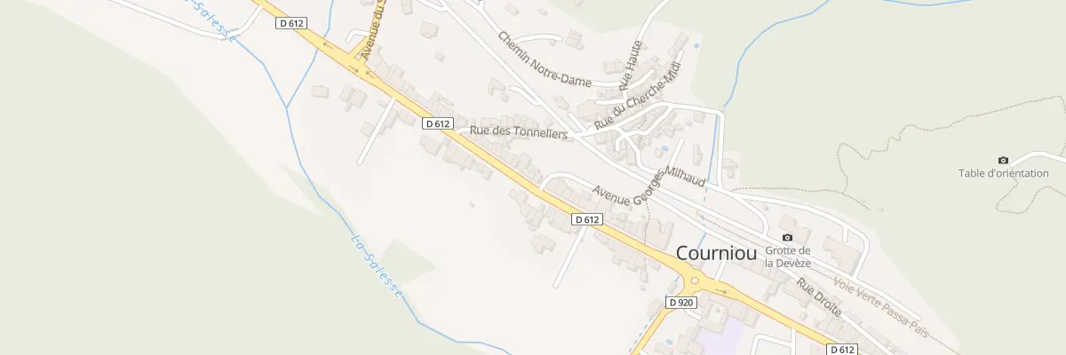 Plan du 5374 Le Village à Courniou