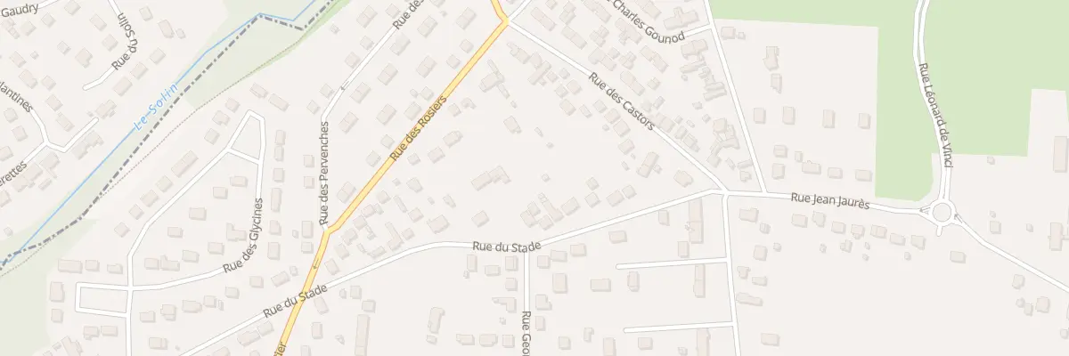 Plan du 12 Rue du Stade à Villemandeur