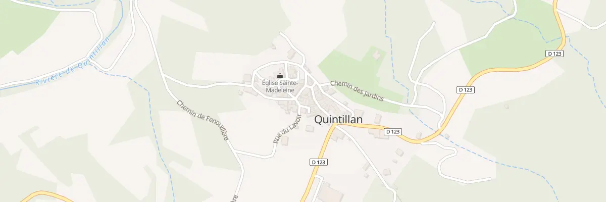 Plan du 3 Pla du Porge à Quintillan