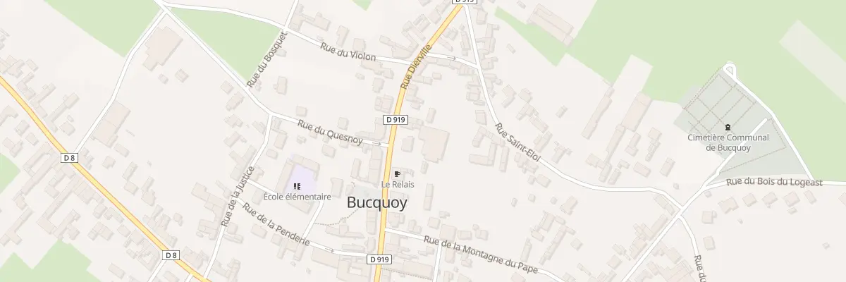 Plan du 20 Rue Dierville à Bucquoy