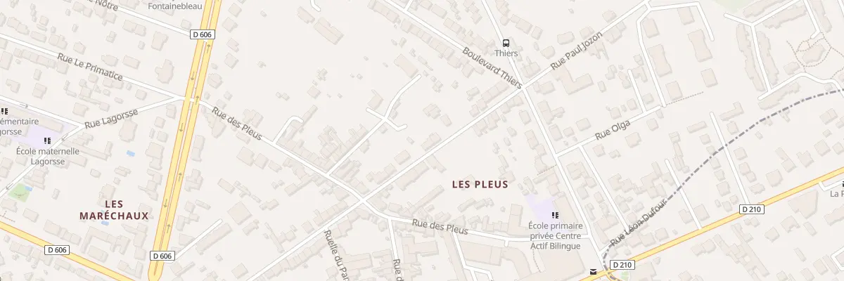 Plan du 41 Rue Paul Jozon à Fontainebleau