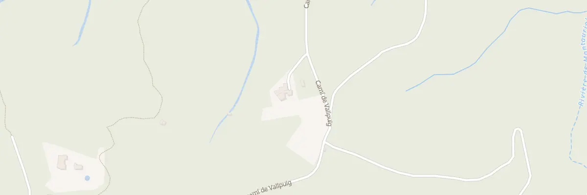 Plan du 1540 Camí de Vallpuig à Montauriol