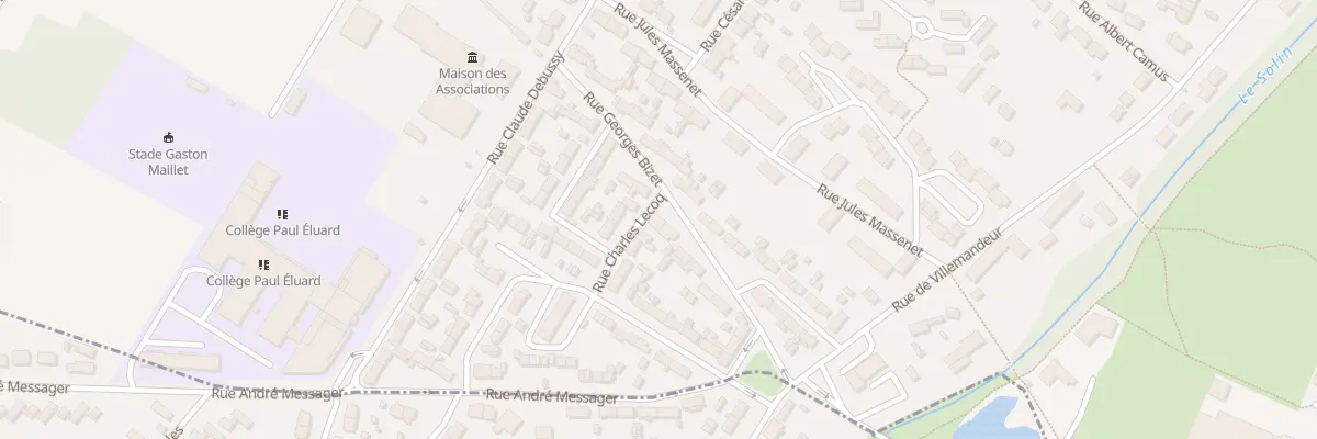 Plan du 18 Rue Georges Bizet à Châlette-sur-Loing