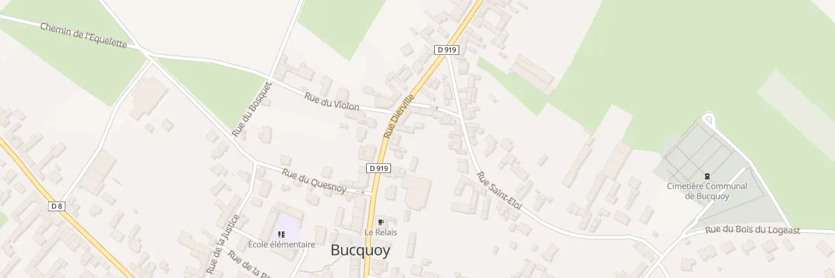 Plan du 28 Rue Dierville à Bucquoy