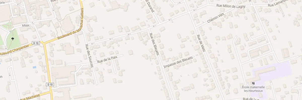 Plan du 8 Rue des Bleuets à Lagny-sur-Marne