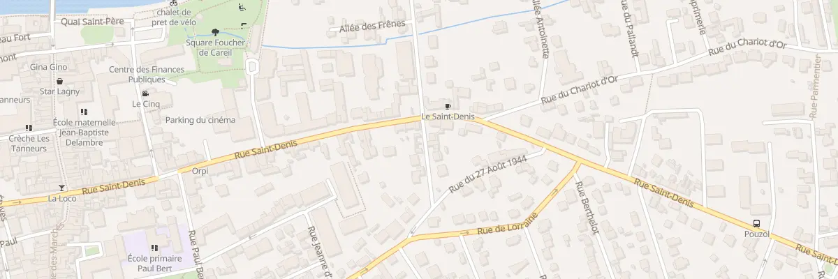 Plan du 22 Rue de Marne à Lagny-sur-Marne