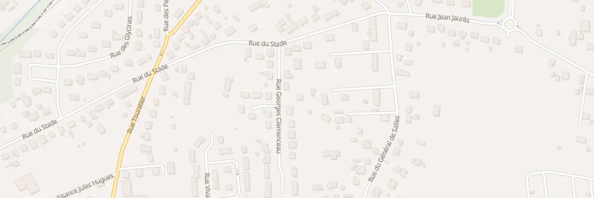 Plan du 5 Rue Georges Clémenceau à Villemandeur