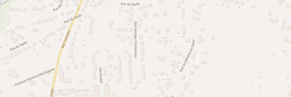 Plan du 11 Rue Georges Clémenceau à Villemandeur