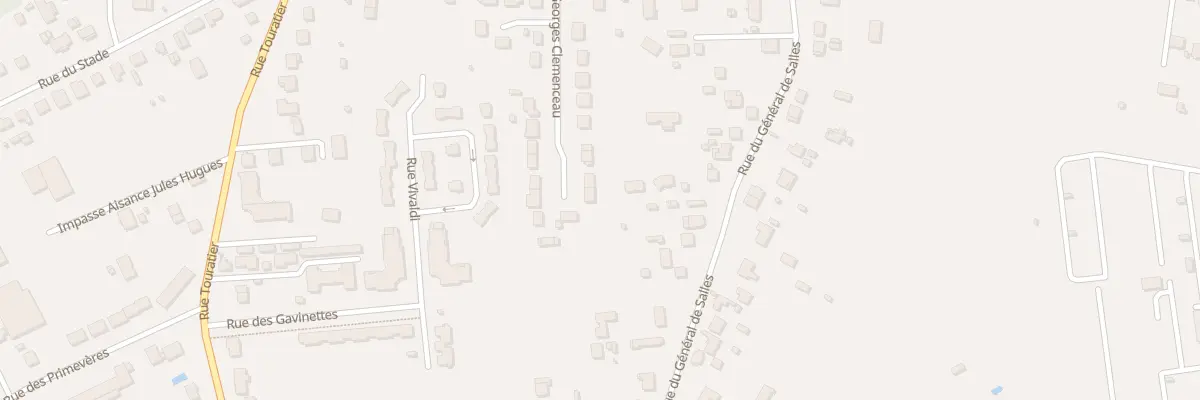 Plan du 23 Rue Georges Clémenceau à Villemandeur