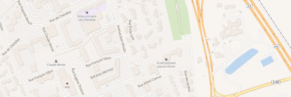 Plan du 30 Rue Emile Zola à Nemours