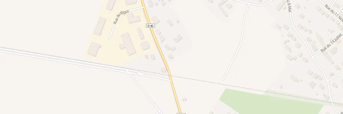 Plan du 94 Rue de Château-Landon à Corquilleroy