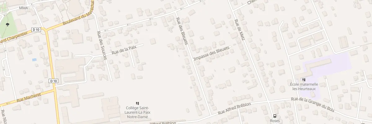 Plan du 16 Rue des Bleuets à Lagny-sur-Marne