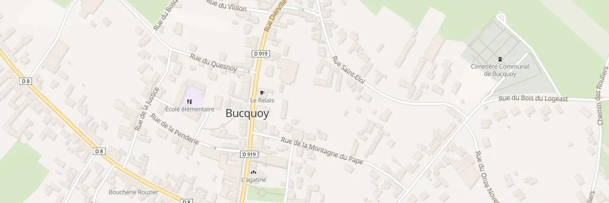 Plan du 16B Rue Dierville à Bucquoy