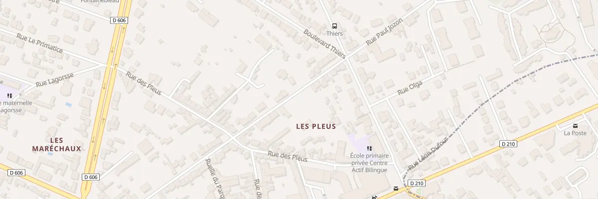 Plan du 52 Rue Paul Jozon à Fontainebleau