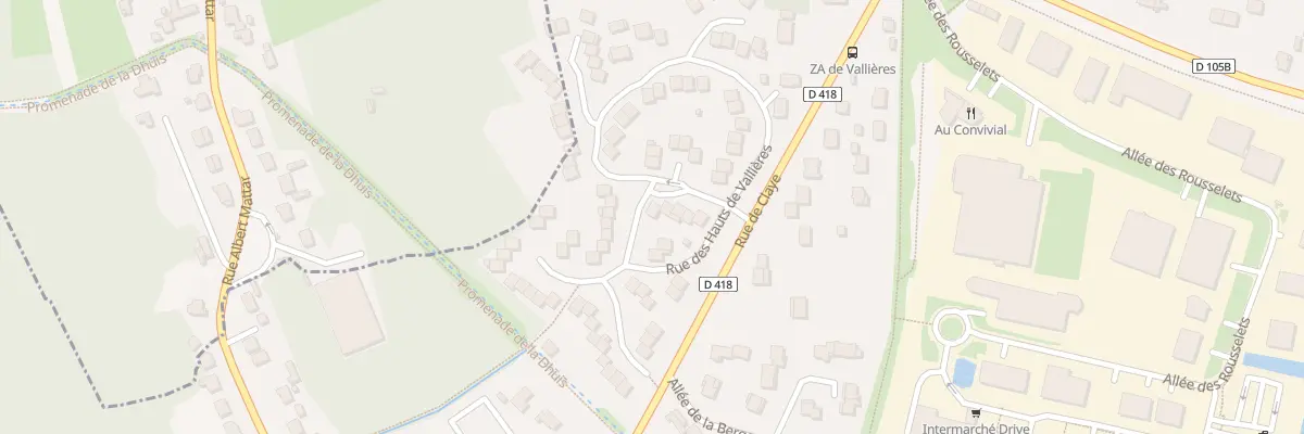 Plan du 6 Rue des Hauts de Vallières à Thorigny-sur-Marne